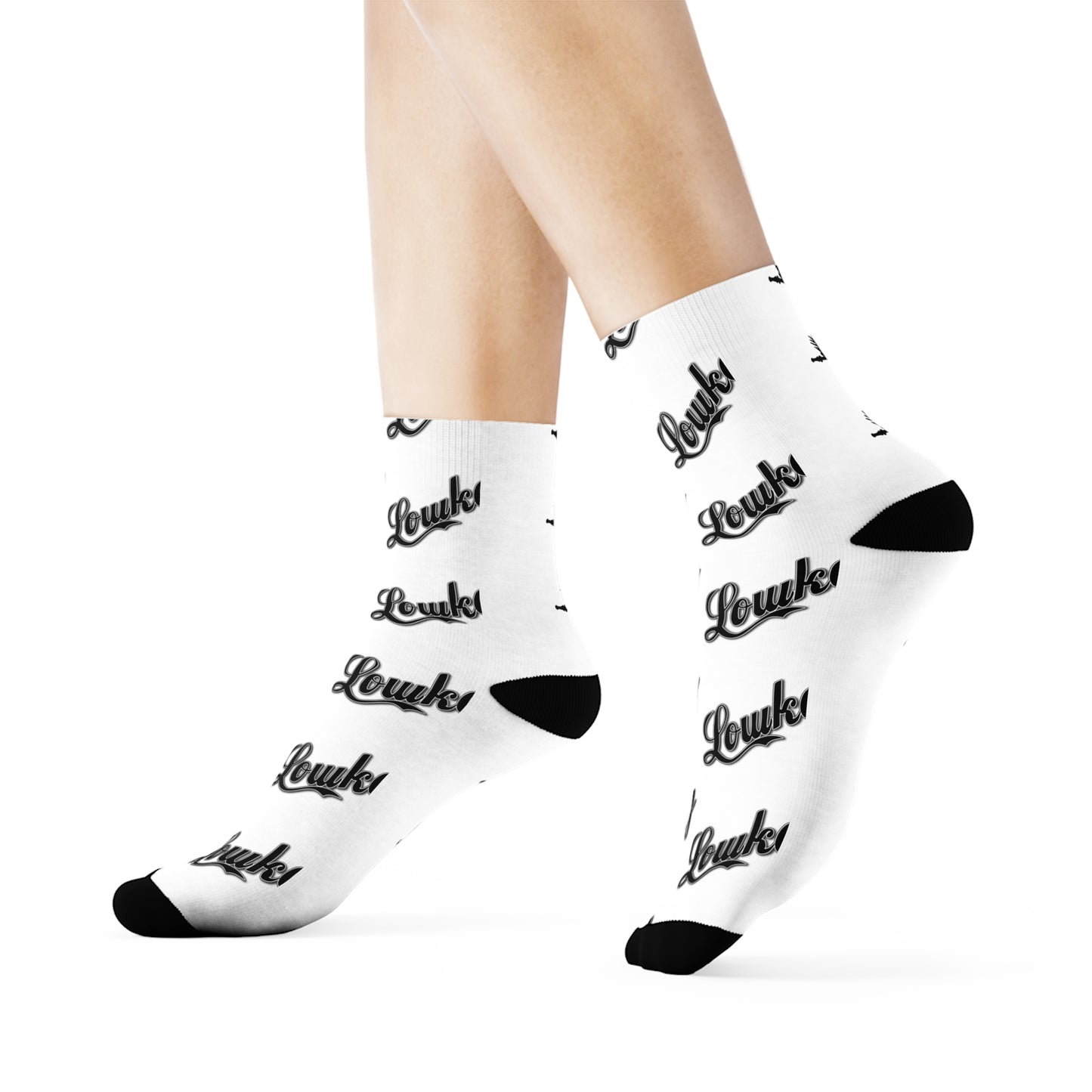 Lowkey Designer Crew Socks Footwear