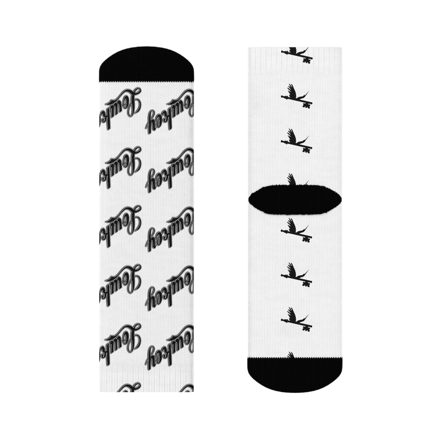 Lowkey Designer Crew Socks Footwear