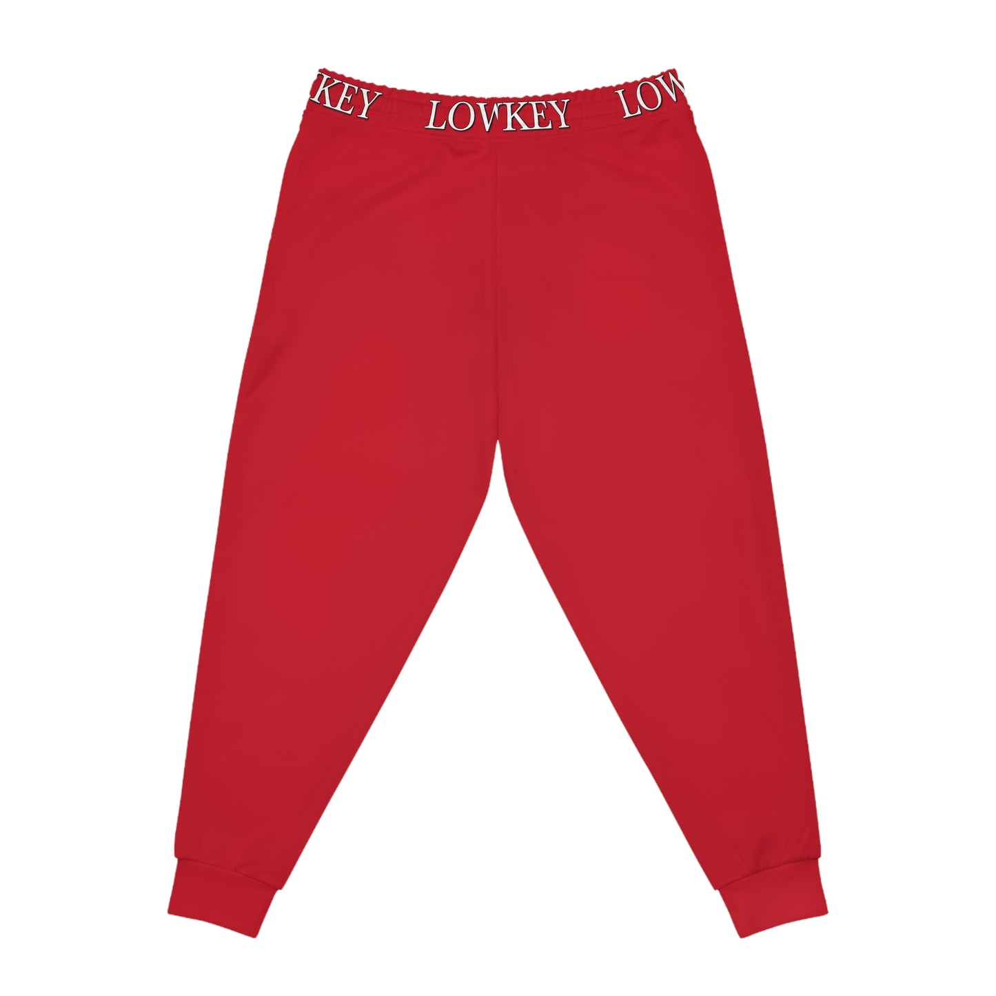Lowkey Apparel Designer Men's Joggers Red