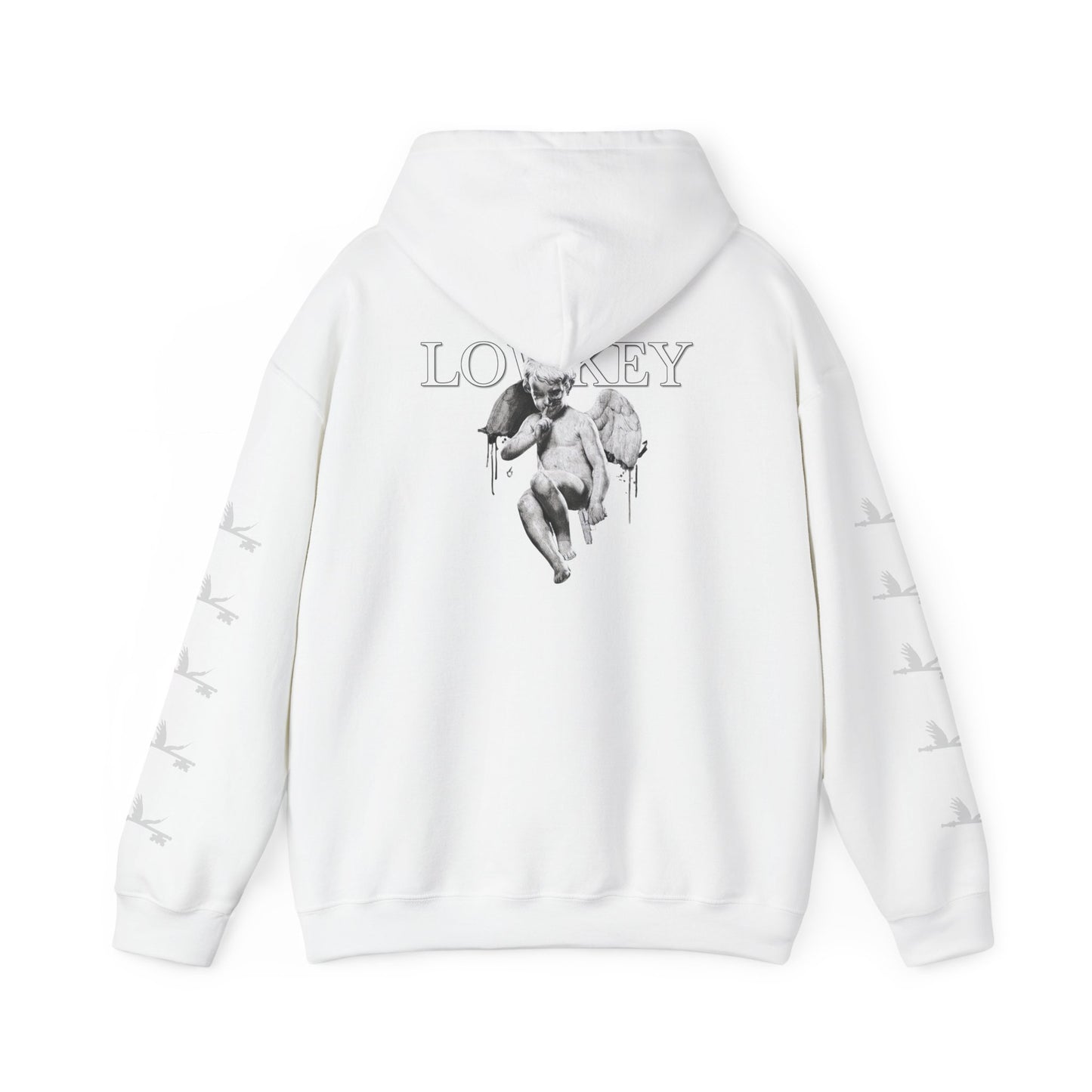 Lowkey Apparel Designer Hoodie White v1 Limited Exclusive