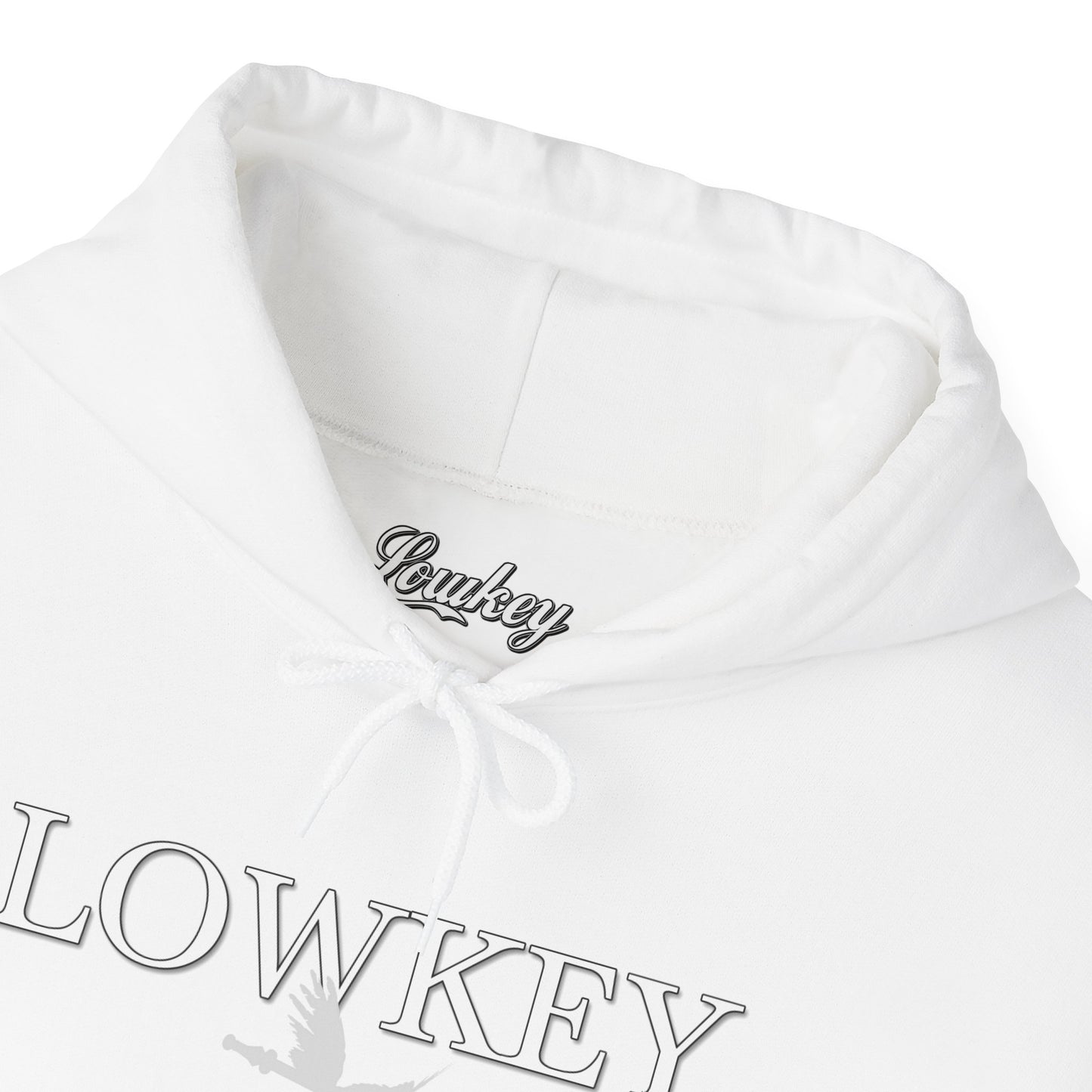 Lowkey Apparel Designer Hoodie White v1 Limited Exclusive