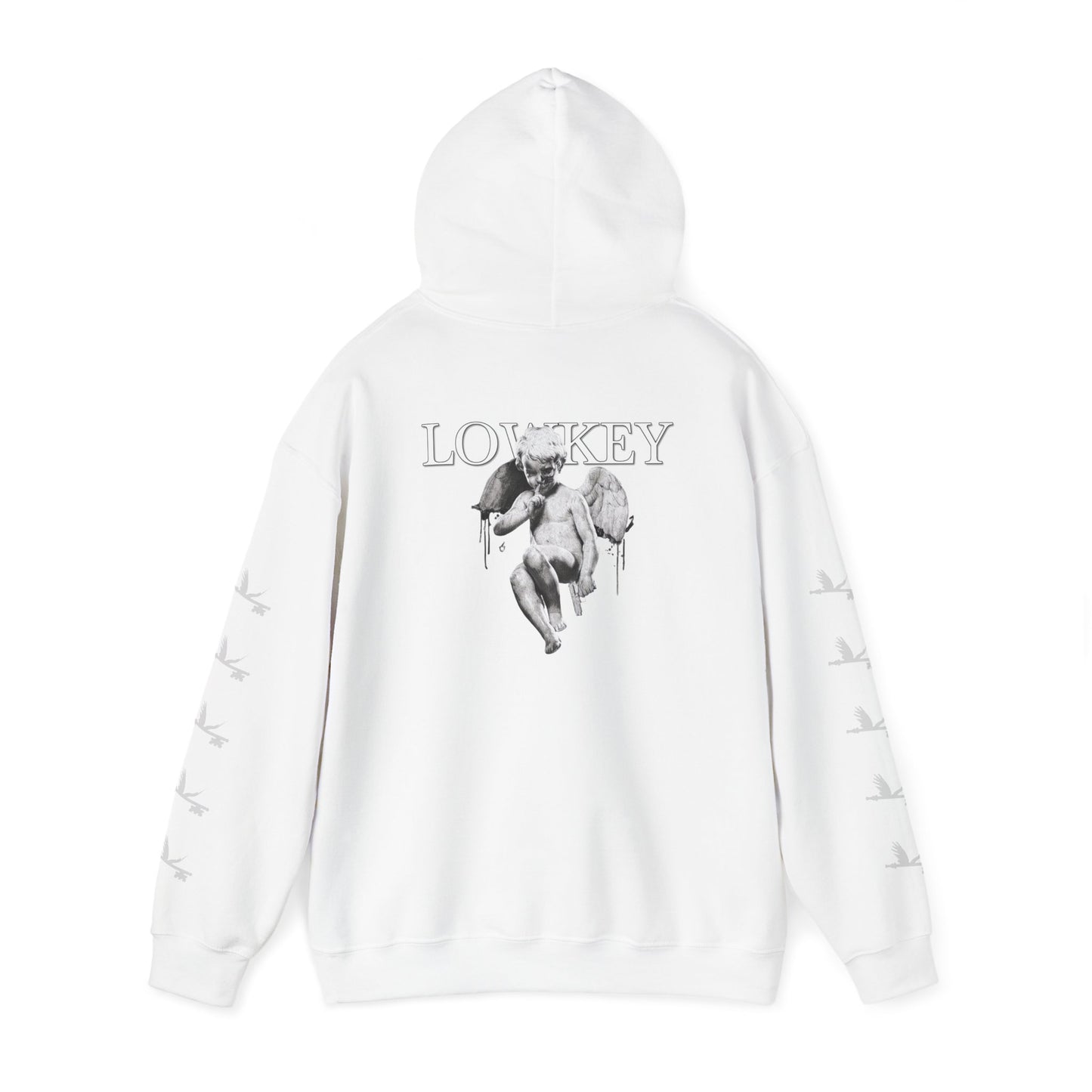 Lowkey Apparel Designer Hoodie White v1 Limited Exclusive