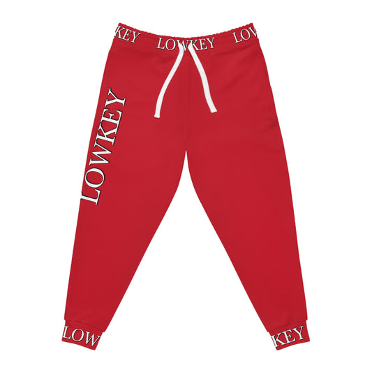 Lowkey Apparel Designer Men's Joggers Red