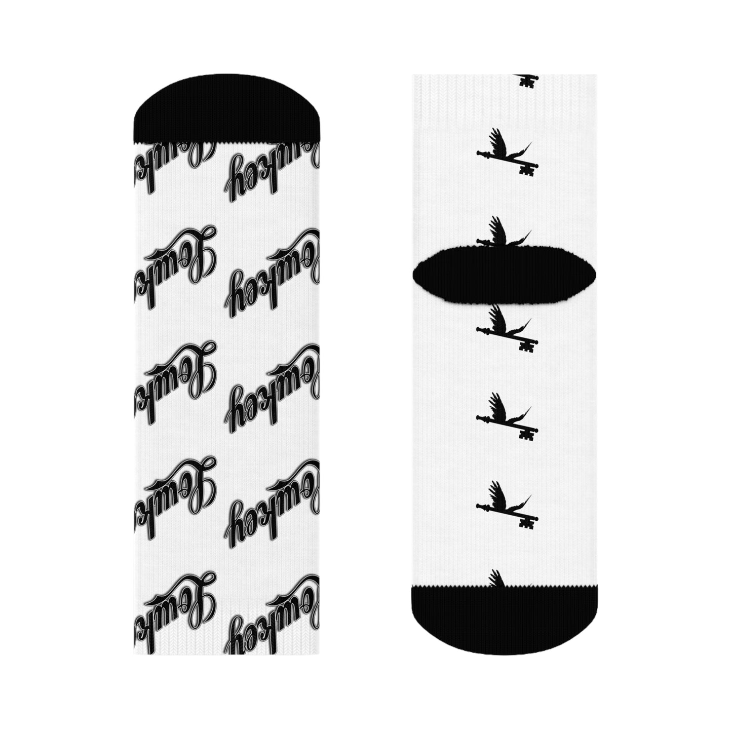 Lowkey Designer Crew Socks Footwear
