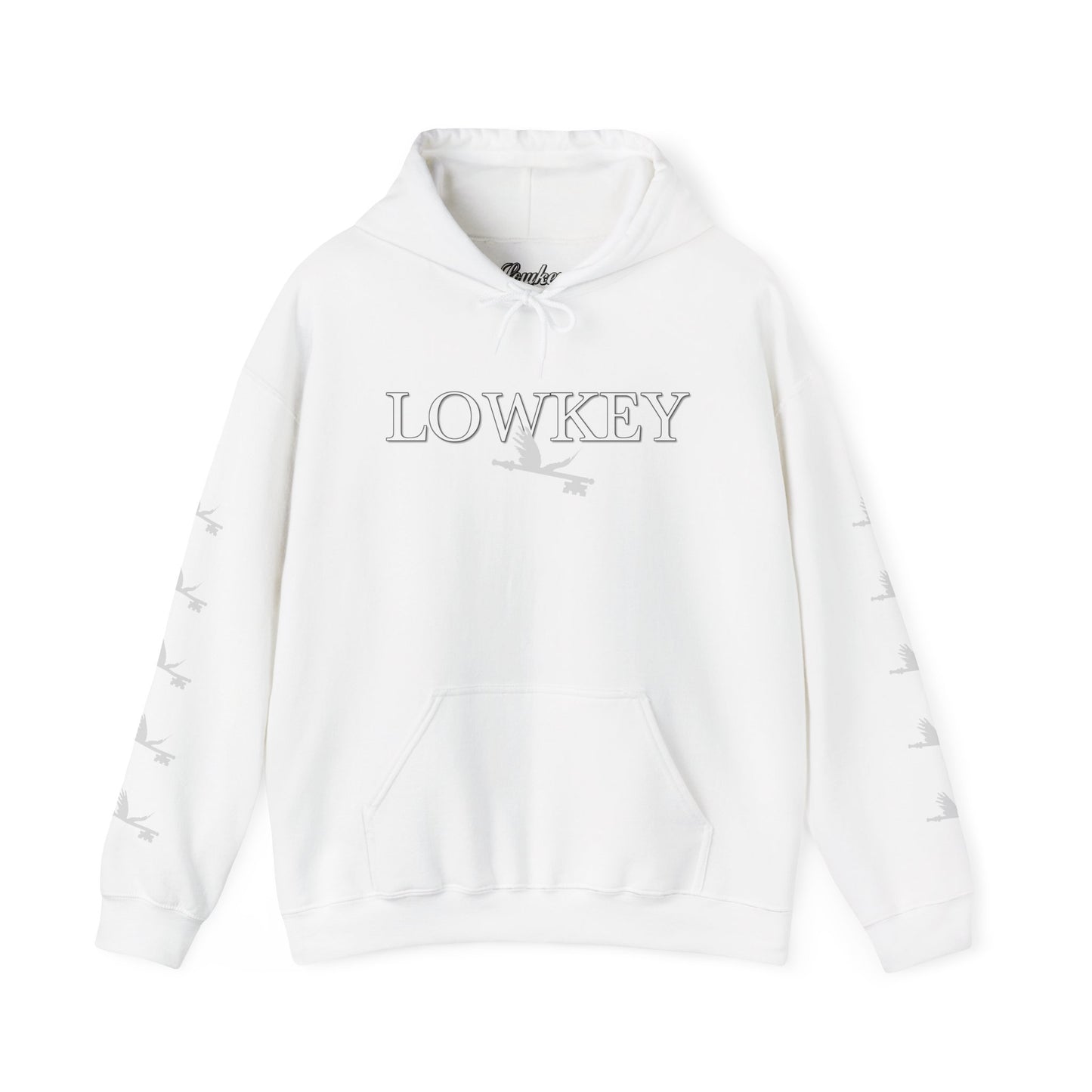 Lowkey Apparel Designer Hoodie White v1 Limited Exclusive