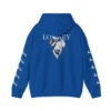 Lowkey Apparel Designer Blue Hoodie White v1 Limited Exclusive