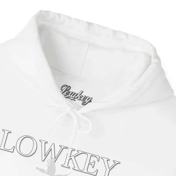 Lowkey Apparel Designer Hoodie White v1 Limited Exclusive