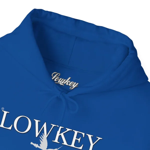 Lowkey Apparel Designer Blue Hoodie White v1 Limited Exclusive