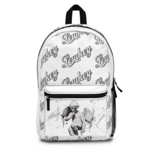 Lowkey Apparel Designer Backpack White
