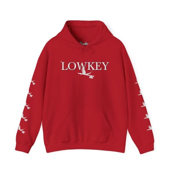 7818613008554661374_2048.jpg Lowkey Apparel Designer Red Hoodie White v1 Limited Exclusive