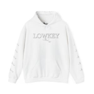 Lowkey Apparel Designer Hoodie White v1 Limited Exclusive